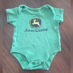 John Deere Green Baby Bodysuit Onsie - 3m